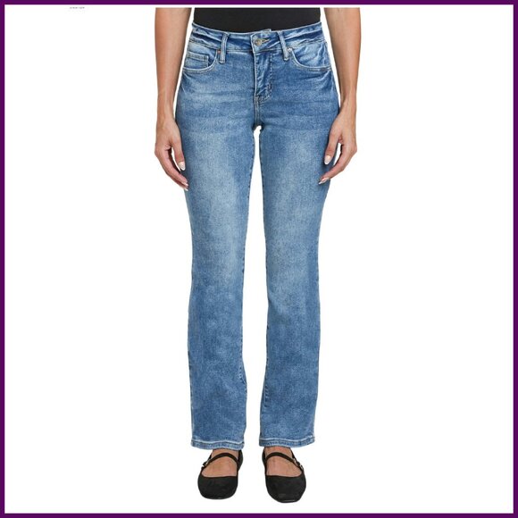 Premium Stretch Bootcut Jeans, Mid-Rise, Flattering Fit, All-Day Comfort